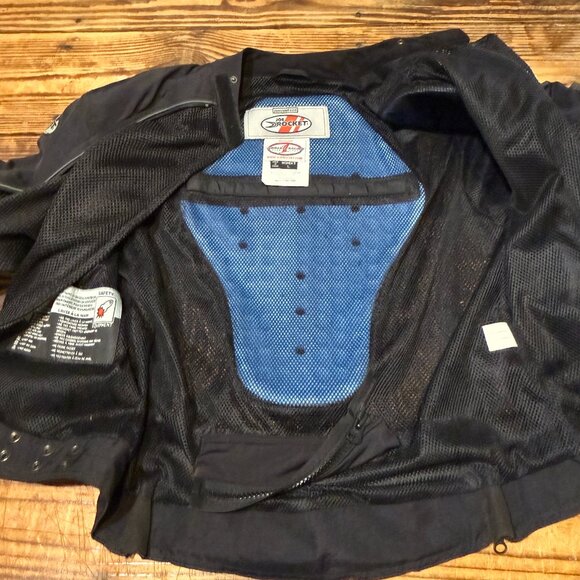 JOE ROCKET Womens Armored Motorcycle Jacket with Zip Out Liner & Padding Size L - Picture 11 of 13